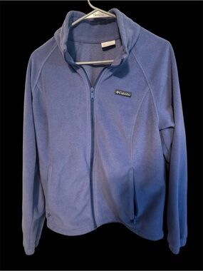 Columbia Light Blue Full-Zip Fleece Jacket